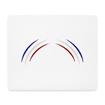 krallen france - Mousepad (Querformat) - Weiß - Vorne
