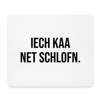 Erzgebirge Ich kann nicht schlafen - Mousepad (Querformat) - Weiß - Vorne