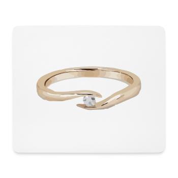 Ring - Mouse Pad (horizontal) - white - Front
