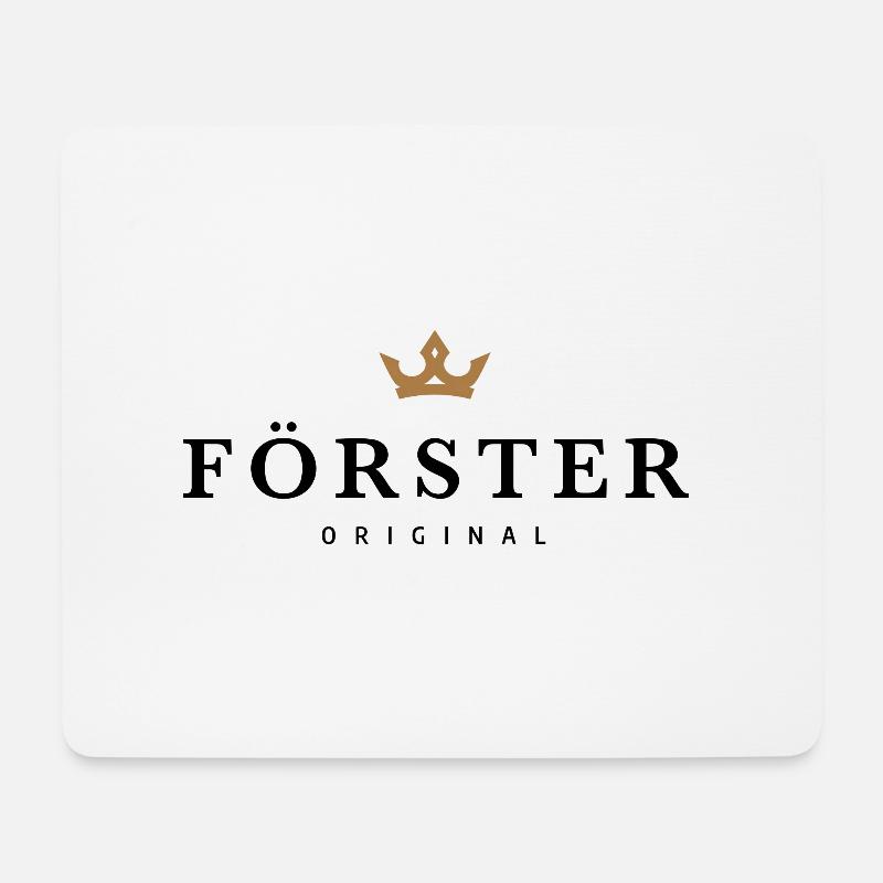 Förster - Mousepad (Querformat) - Weiß