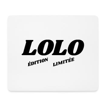 Lolo - Limitierte Auflage - Mousepad (Querformat) - Weiß - Vorne