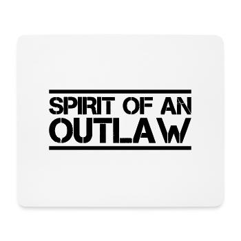 Outlaw Spirit - Mouse Pad (horizontal) - white - Front