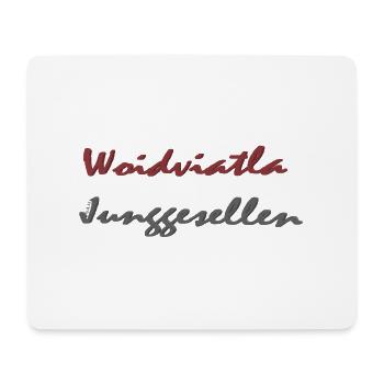 Waldviertler Junggesellen - Mousepad (Querformat) - Weiß - Vorne