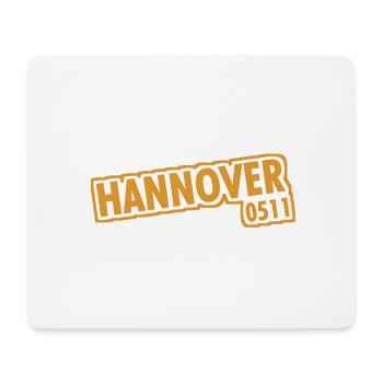 Hanovre - 0511 - Indicatif régional - Basse-Saxe - Tapis de souris (format paysage) - blanc - Devant