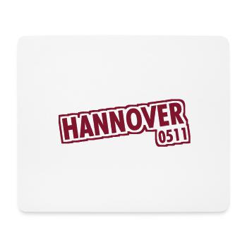 Hanovre - 0511 - Indicatif régional - Basse-Saxe - Tapis de souris (format paysage) - blanc - Devant
