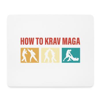 How To Krav Maga Training Martial Arts - Mouse Pad (horizontal) - white - Front