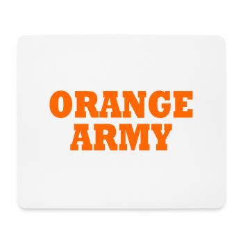 Orange army - Mouse Pad (horizontal) - white - Front