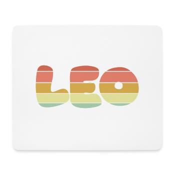 Leo sunset texture - Mousepad (Querformat) - Weiß - Vorne