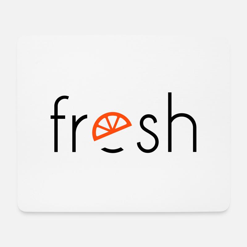 fresh - 2 colours - Mouse Pad (horizontal) - white