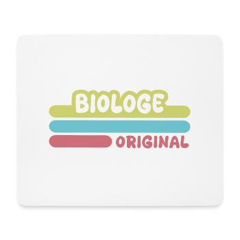 Prénom Biologiste - Tapis de souris (format paysage) - blanc - Devant