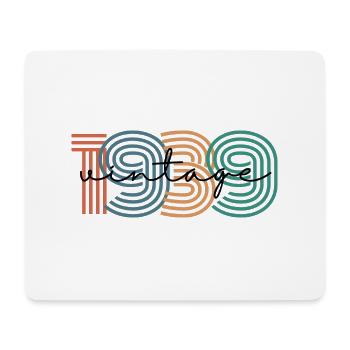 1939 Vintage Retro - Mouse Pad (horizontal) - white - Front