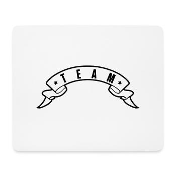 Team - Mousepad (Querformat) - Weiß - Vorne