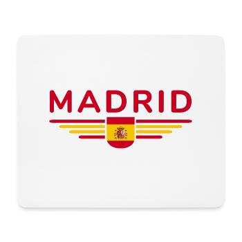 Espagne Madrid, Tenue de T-Shirt Design - Tapis de souris (format paysage) - blanc - Devant