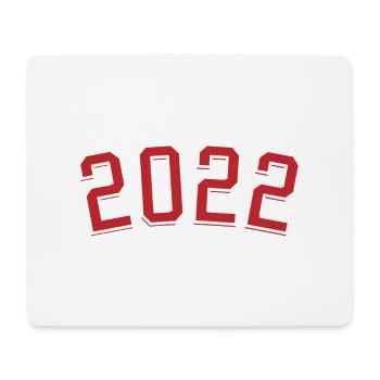Sport Geburtsjahr 2022 - Mousepad (Querformat) - Weiß - Vorne