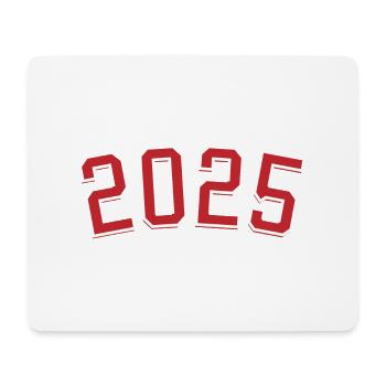 Geburtsjahr Sport 2025 - Mousepad (Querformat) - Weiß - Vorne