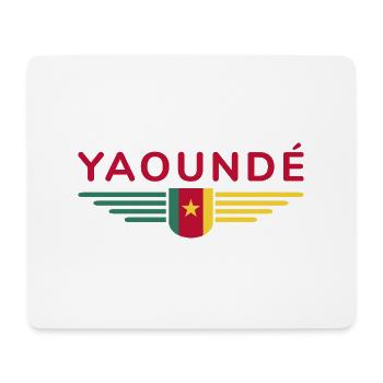 Yaoundé Design – Fier de la capitale du Cameroun - Tapis de souris (format paysage) - blanc - Devant