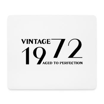 Jahrgang 1972 bis zur Perfektion gealtert - Mousepad (Querformat) - Weiß - Vorne