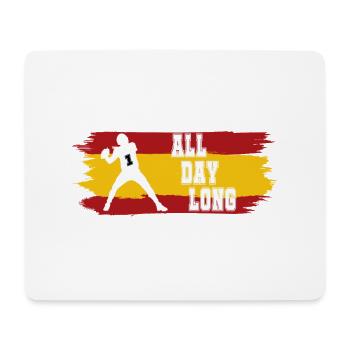 All Day Long ES - Mouse Pad (horizontal) - white - Front