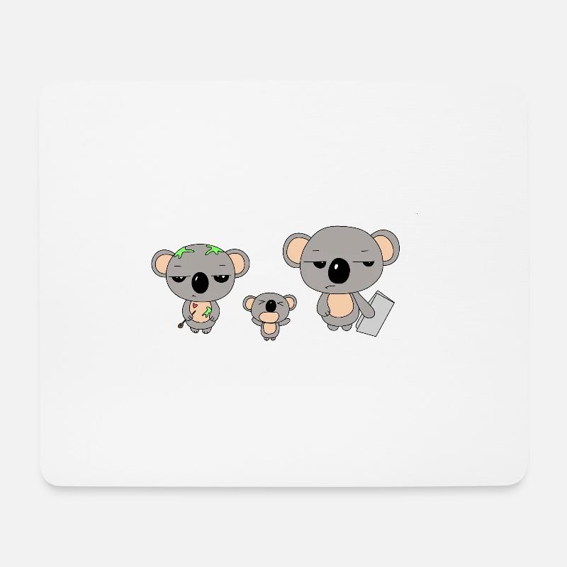 Koala Parenting Life - Mousepad (Querformat) - Weiß