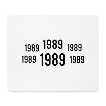 Retro 1989 Birthday 1989 Vintage Gift 1989 - Mouse Pad (horizontal) - white - Front