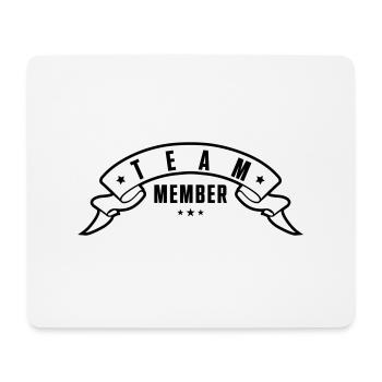 Membre de l’équipe 1 - Tapis de souris (format paysage) - blanc - Devant