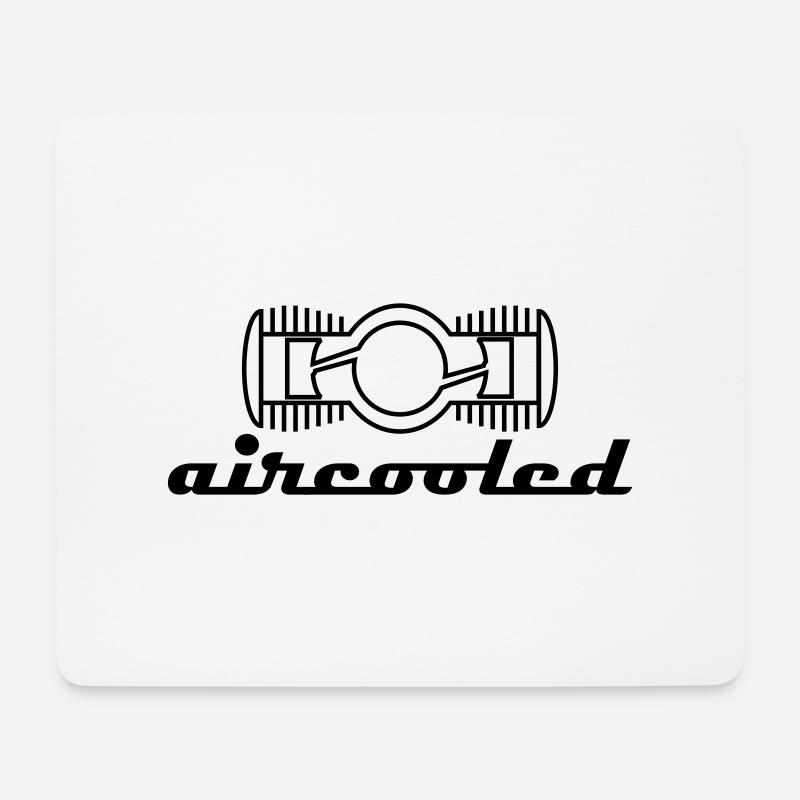 aircooled - Mousepad (Querformat) - Weiß