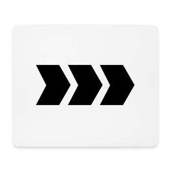 arrow - Mouse Pad (horizontal) - white - Front