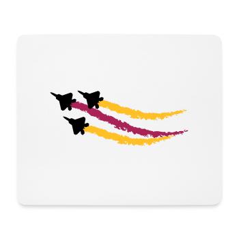 F22 Raptor - Mousepad (Querformat) - Weiß - Vorne