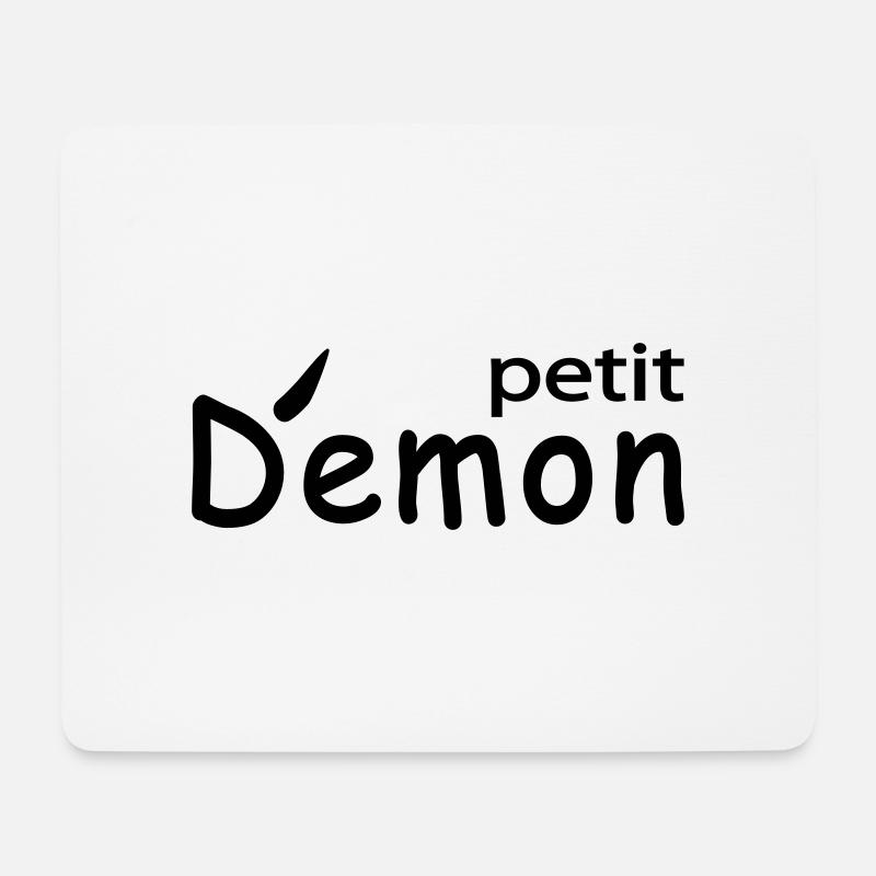 Kleiner Teufel - Mousepad (Querformat) - Weiß
