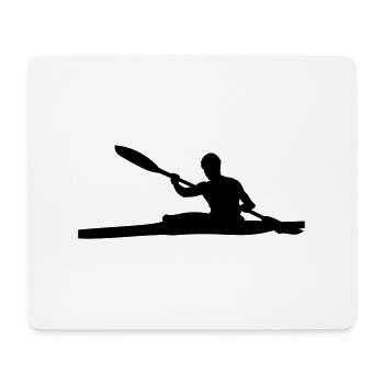 kanu_kinder_02 - Mousepad (Querformat) - Weiß - Vorne