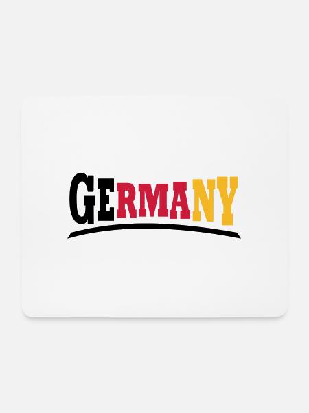 Germany - Mousepad (Querformat) - Weiß