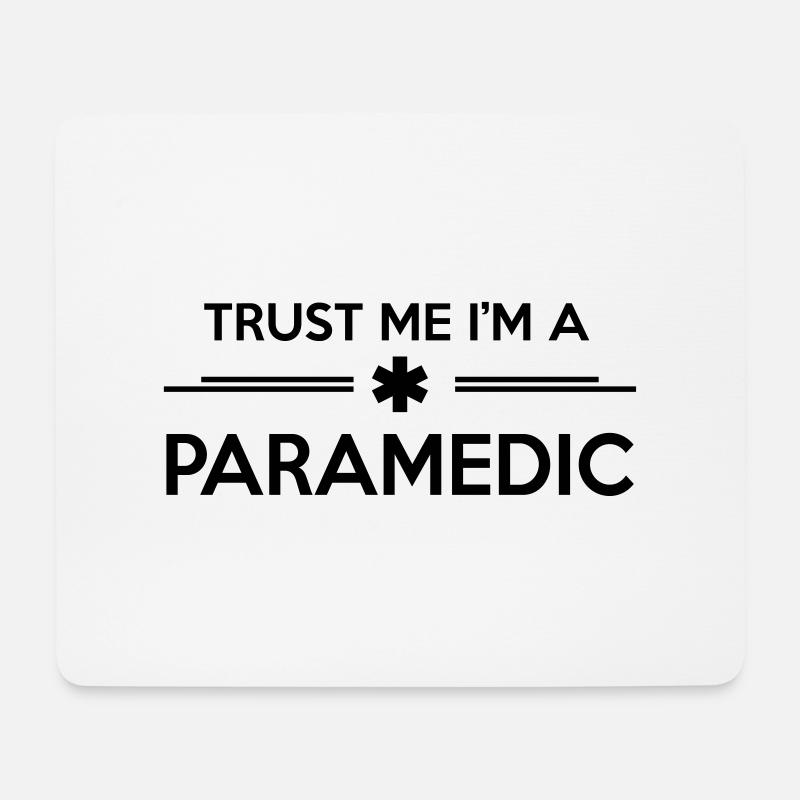 Trust me I'm a paramedic - Mousepad (Querformat) - Weiß