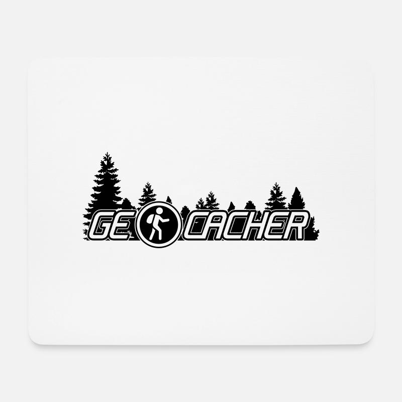 Geocacher - Mousepad (Querformat) - Weiß