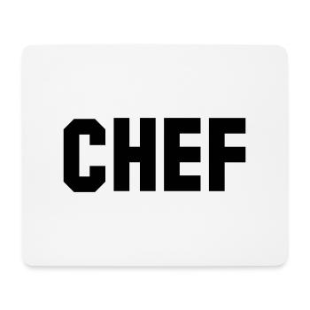 chef - Mousepad (Querformat) - Weiß - Vorne