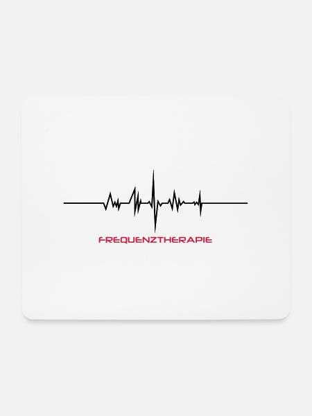 Frequenztherapie Brand - Mousepad (Querformat) - Weiß