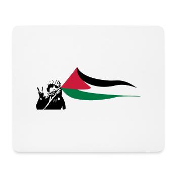 Free Palestine - Mousepad (Querformat) - Weiß - Vorne