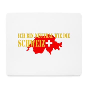 schweiz - Mouse Pad (horizontal) - white - Front