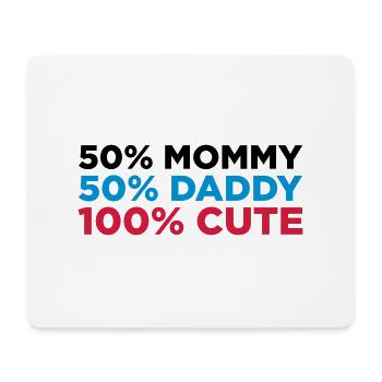 100% Cute (3c)++ - Mouse Pad (horizontal) - white - Front