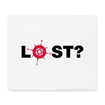 lost__f2 - Mouse Pad (horizontal) - white - Front
