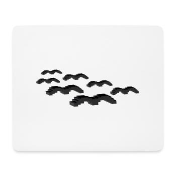 Birds - Mousepad (Querformat) - Weiß - Vorne