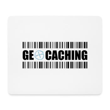 Geocaching Barcode - 2colors - 2O12 - Mousepad (Querformat) - Weiß - Vorne