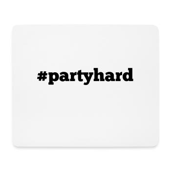 Party hard - feiern Junggesellen # Logoi - Mousepad (Querformat) - Weiß - Vorne