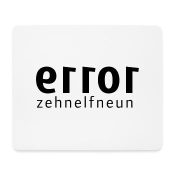 error-zehnelfneun - Mousepad (Querformat) - Weiß - Vorne