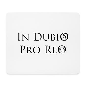 In Dubio per Reo - Mouse Pad (horizontal) - white - Front