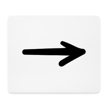 pfeil__f1 - Mousepad (Querformat) - Weiß - Vorne