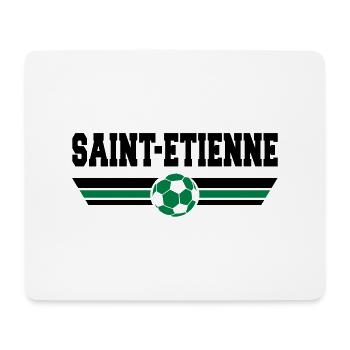 Saint-Etienne foot - Tapis de souris (format paysage) - blanc - Devant