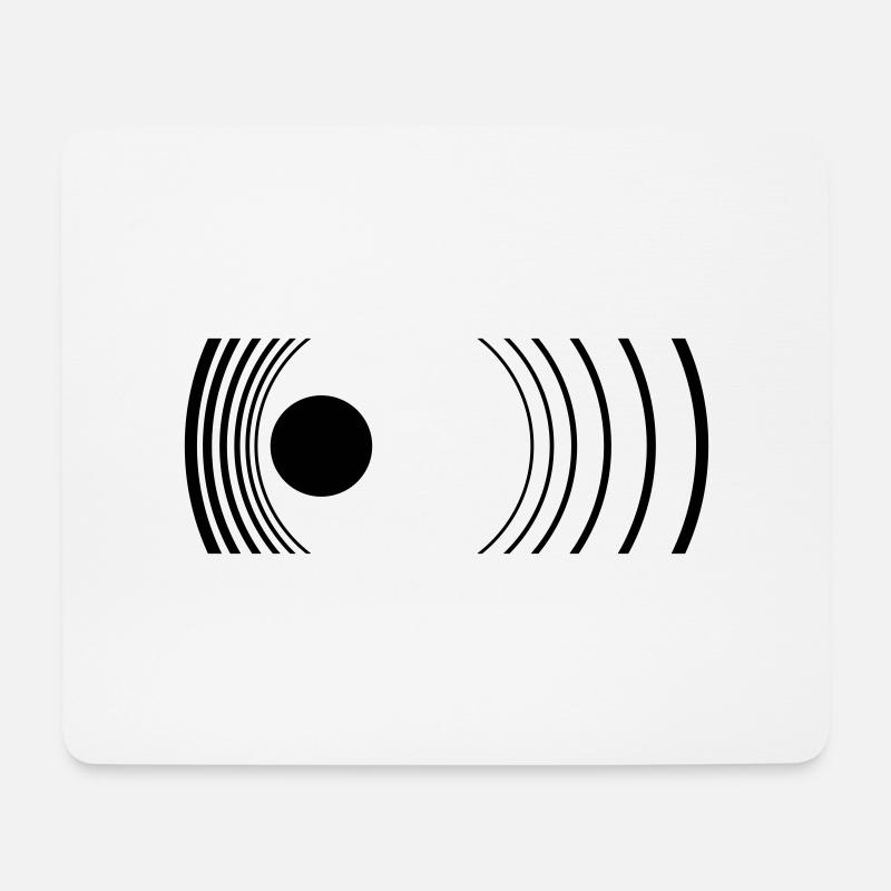 dopplereffekt - Mousepad (Querformat) - Weiß