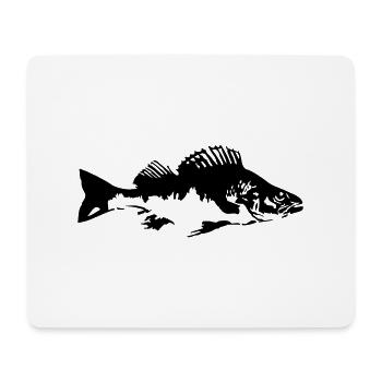 fish_barsch_gg1 - Mouse Pad (horizontal) - white - Front