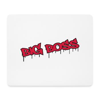 Big Boss - Tapis de souris (format paysage) - blanc - Devant