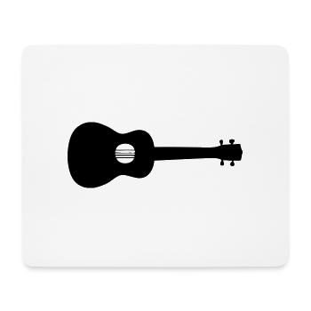 Ukulele - Mousepad (Querformat) - Weiß - Vorne